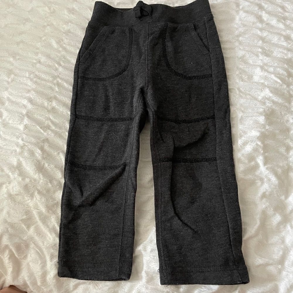 Jumping Beans Like New Gray Sweatpants Size 24 Months